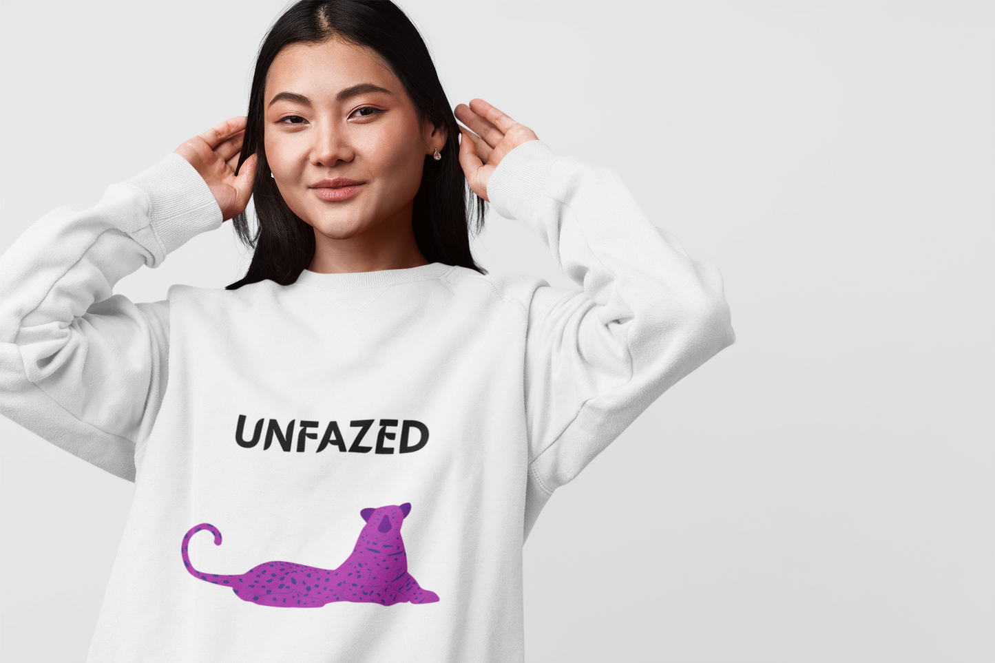 Unfazed Leopard Crewneck Sweatshirt