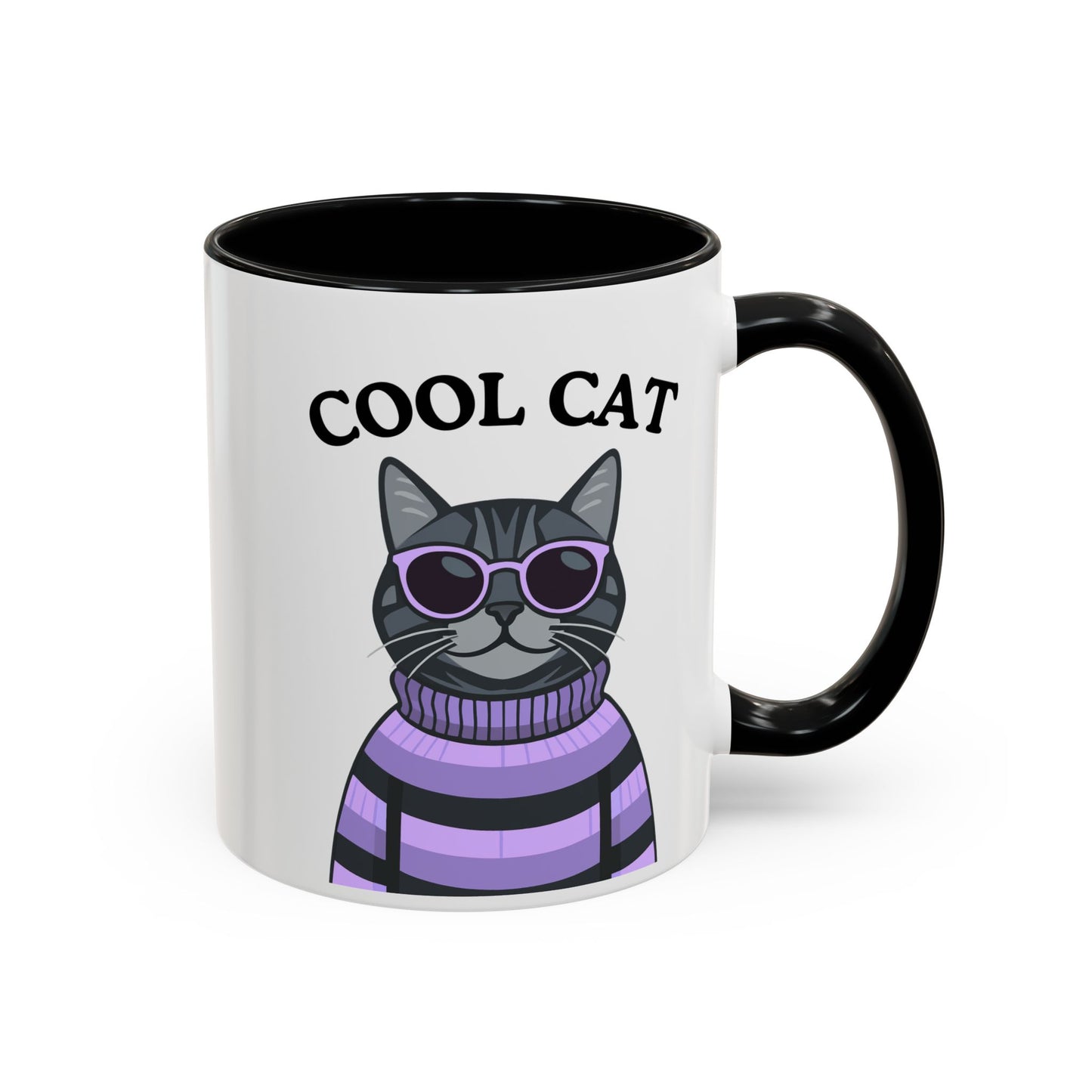 Cool Cat Accent Coffee Mug