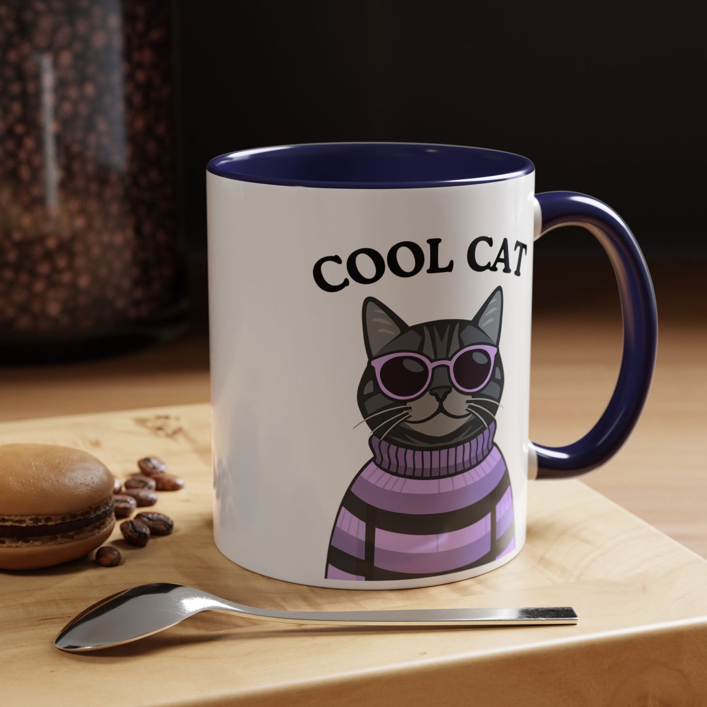Cool Cat Accent Coffee Mug
