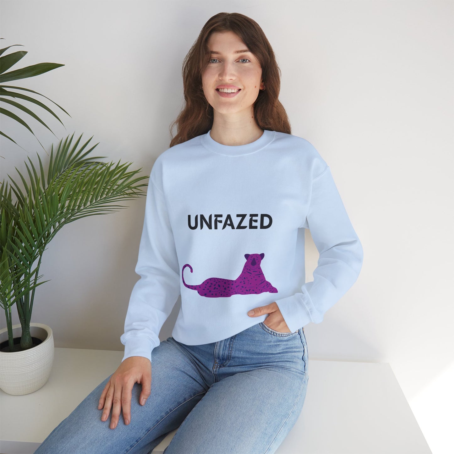 Unfazed Leopard Crewneck Sweatshirt