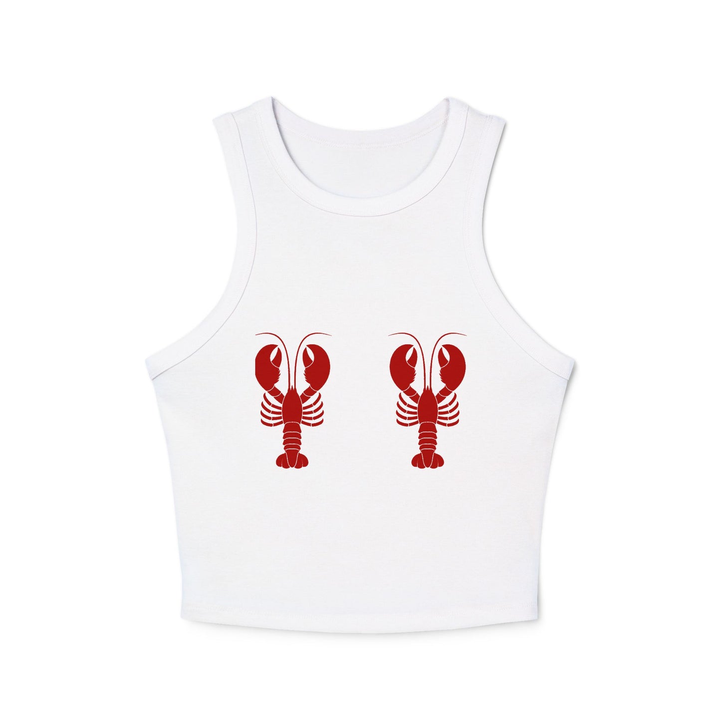 Lobster Graphic Women's Racer Tank Top