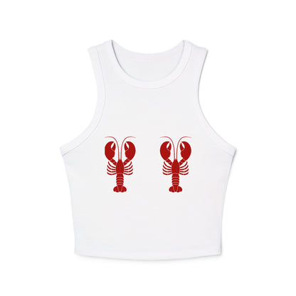 Lobster Graphic Women's Racer Tank Top