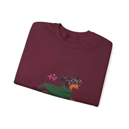 Cool Dachshund Crewneck Sweatshirt