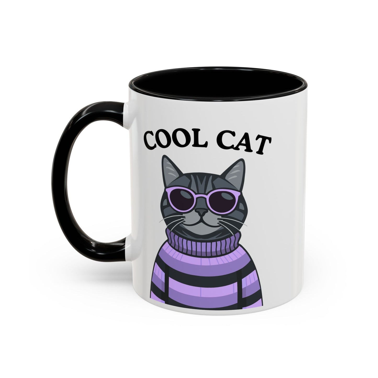 Cool Cat Accent Coffee Mug