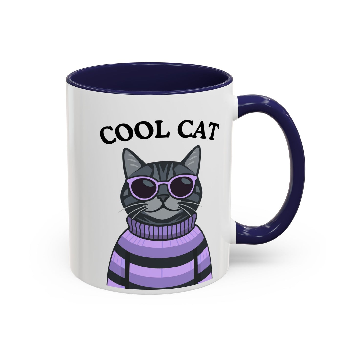 Cool Cat Accent Coffee Mug