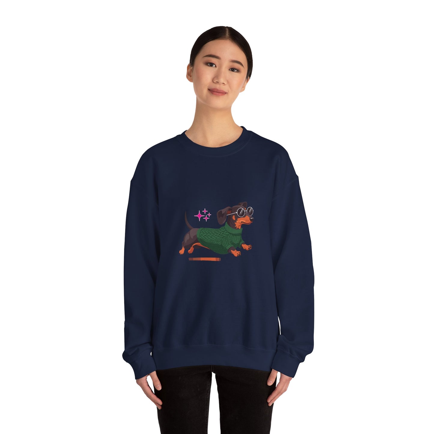 Cool Dachshund Crewneck Sweatshirt