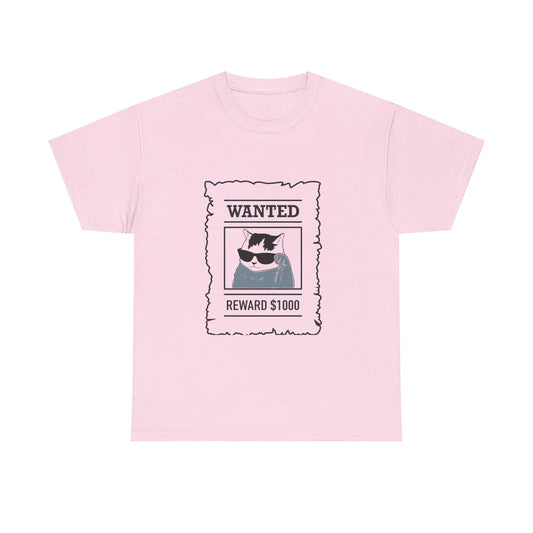 Wanted Cat T-Shirt