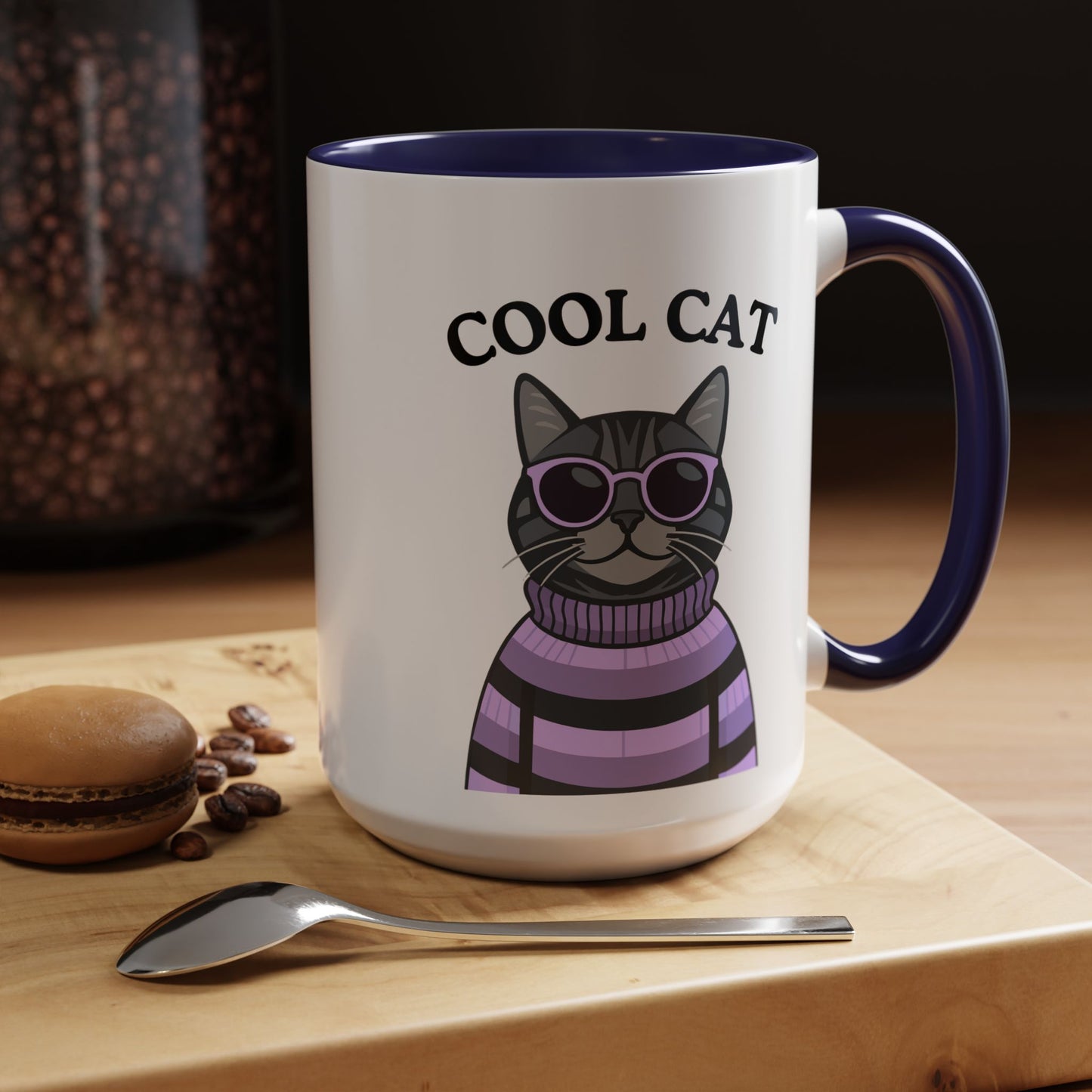 Cool Cat Accent Coffee Mug
