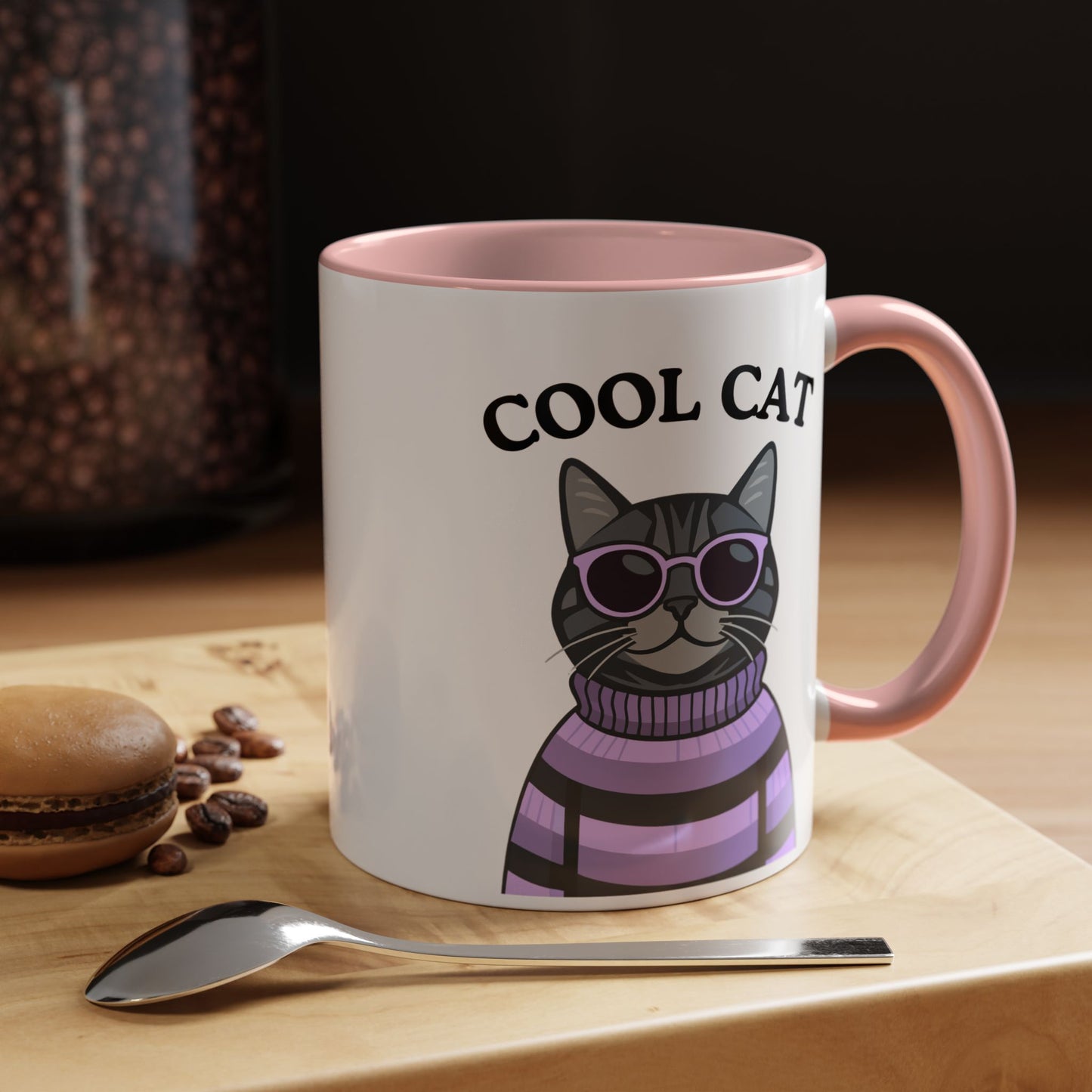 Cool Cat Accent Coffee Mug