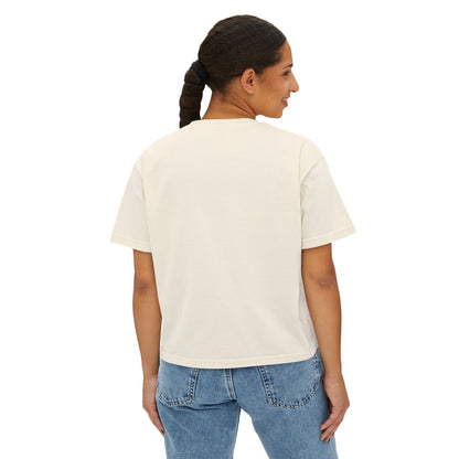 Cherry Blossom Graphic Women's Boxy Tee