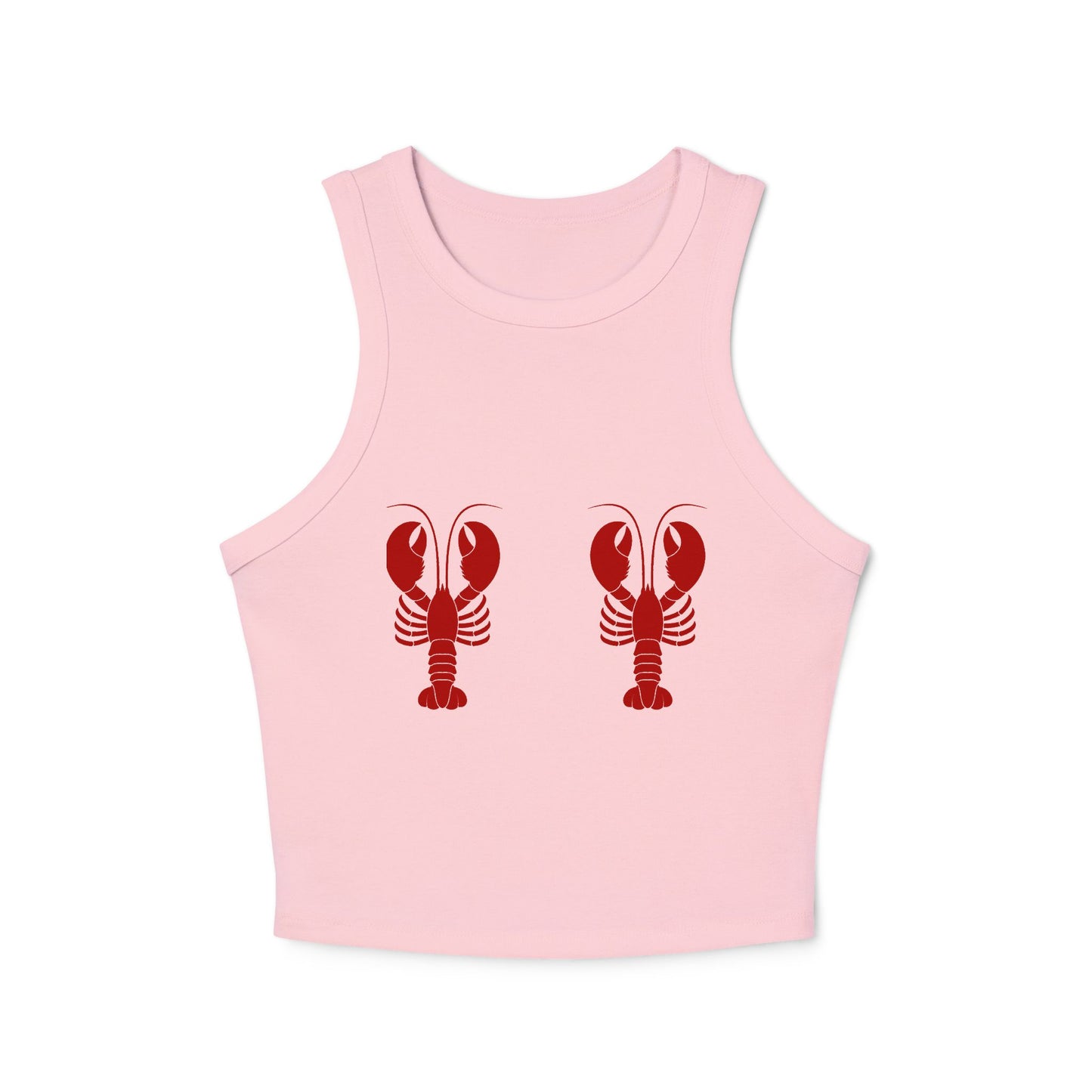 Lobster Graphic Women's Racer Tank Top