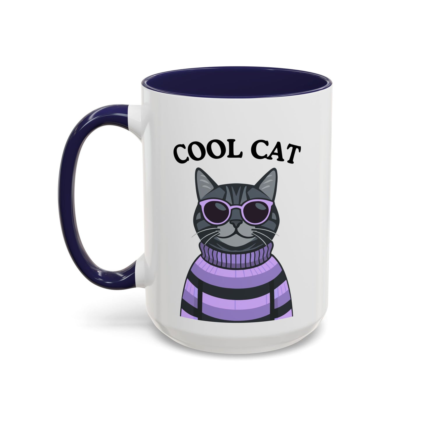 Cool Cat Accent Coffee Mug