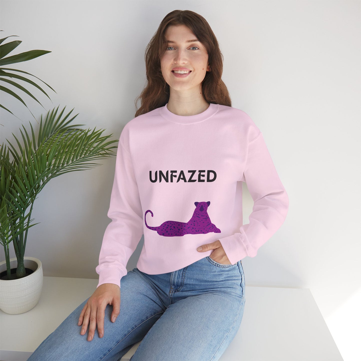 Unfazed Leopard Crewneck Sweatshirt