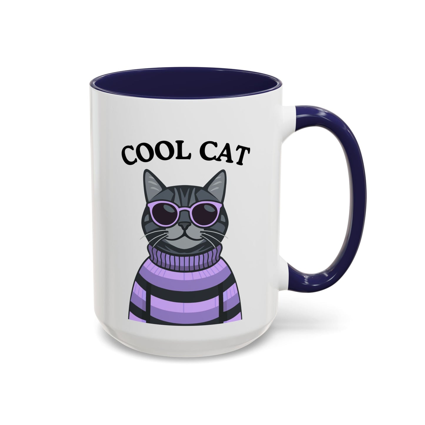 Cool Cat Accent Coffee Mug