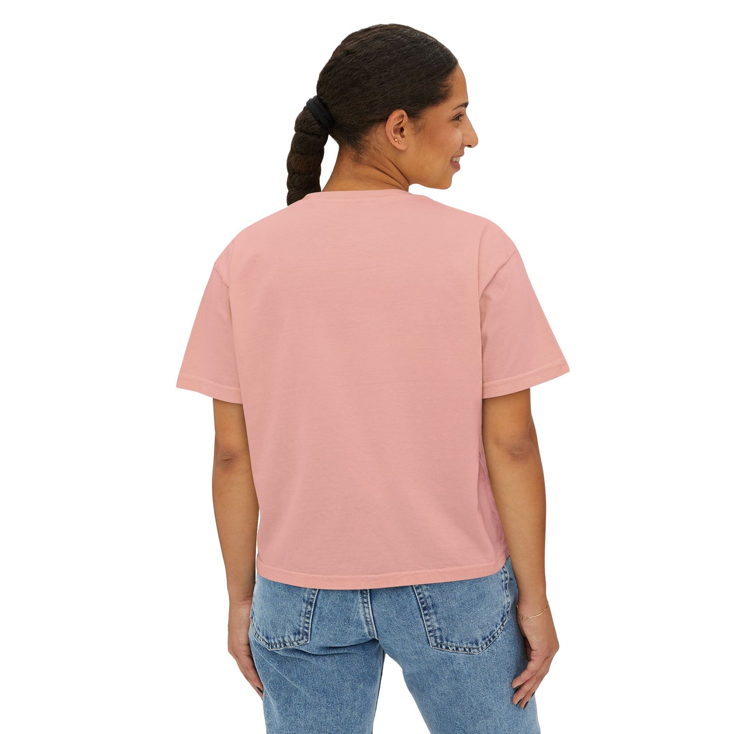 Cherry Blossom Graphic Women's Boxy Tee