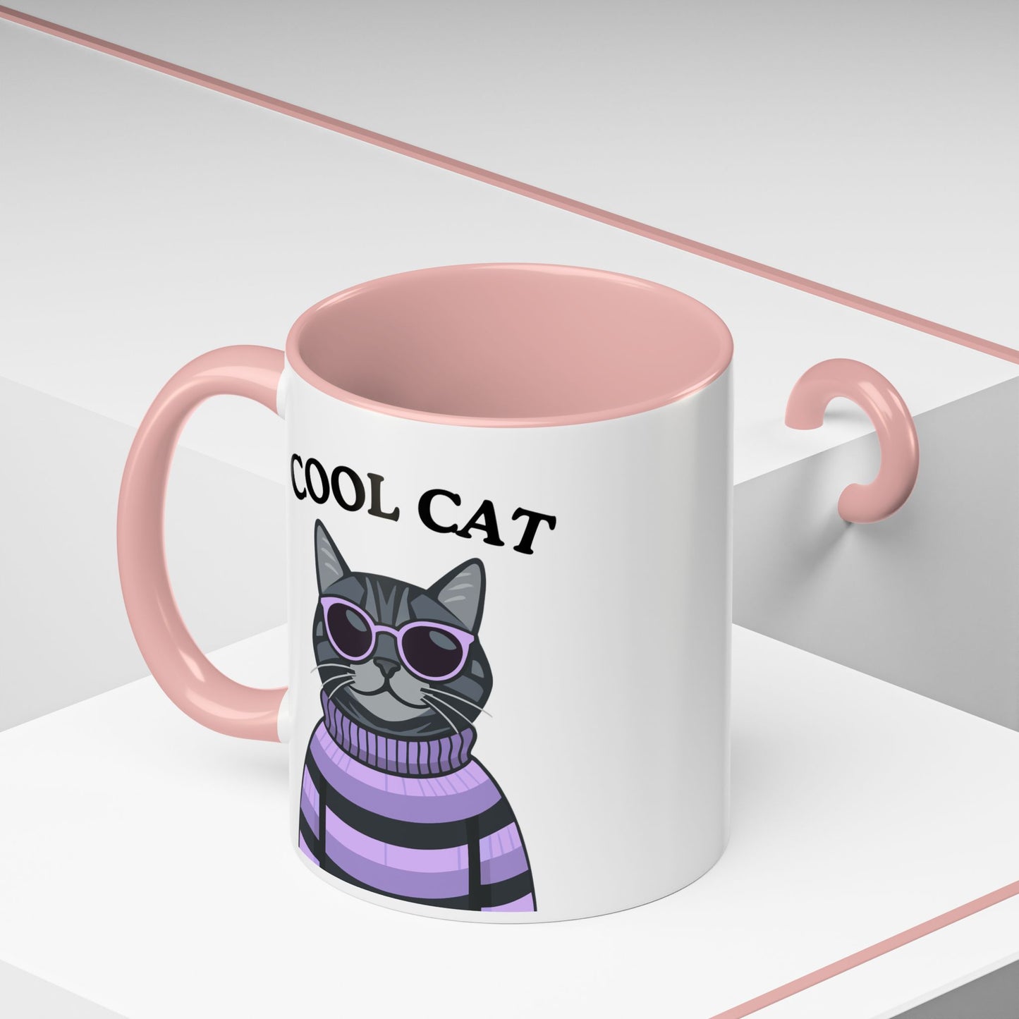 Cool Cat Accent Coffee Mug