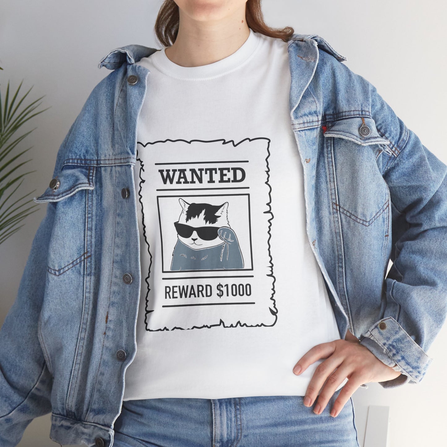 Wanted Cat T-Shirt