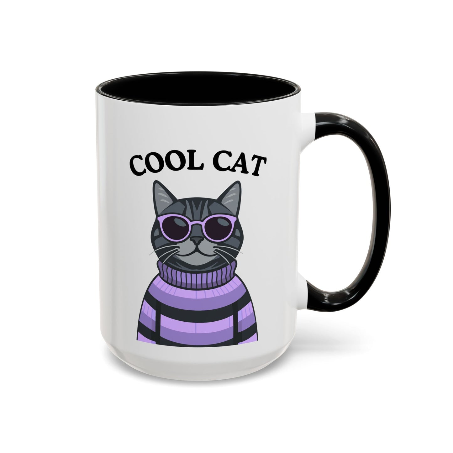 Cool Cat Accent Coffee Mug