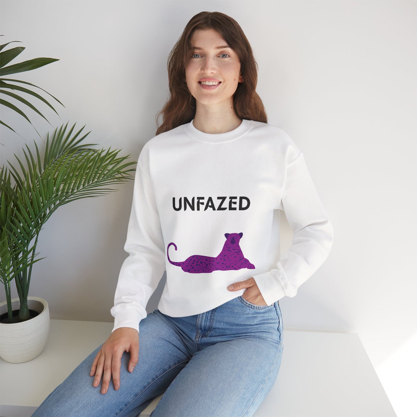 Unfazed Leopard Crewneck Sweatshirt