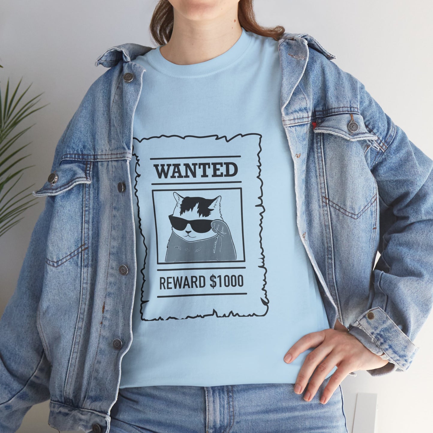 Wanted Cat T-Shirt